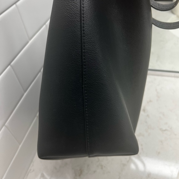 Saint Laurent Bags Ysl East West Shopper Tote Black Leather With Felt Organizer Poshmark